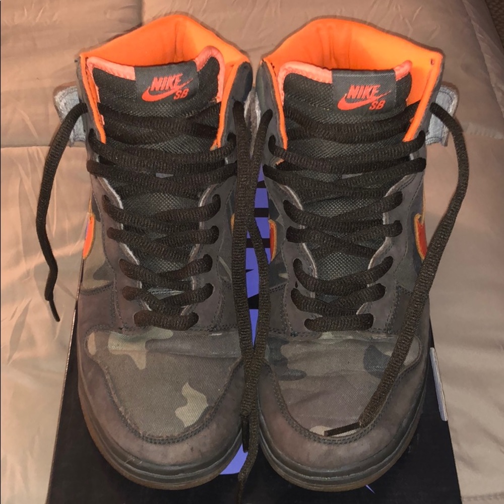 Brian Anderson Nike SB Dunk Camo High Size 9